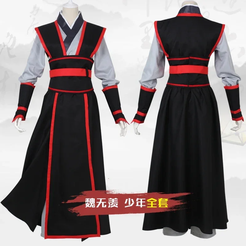 Nuevo disfraz genial de Wei Wuxian, disfraz de Mo Xuanyu, disfraz de Anime de gran maestro del cultivo demoníaco, disfraz de Mo Dao Zu Shi para hombres