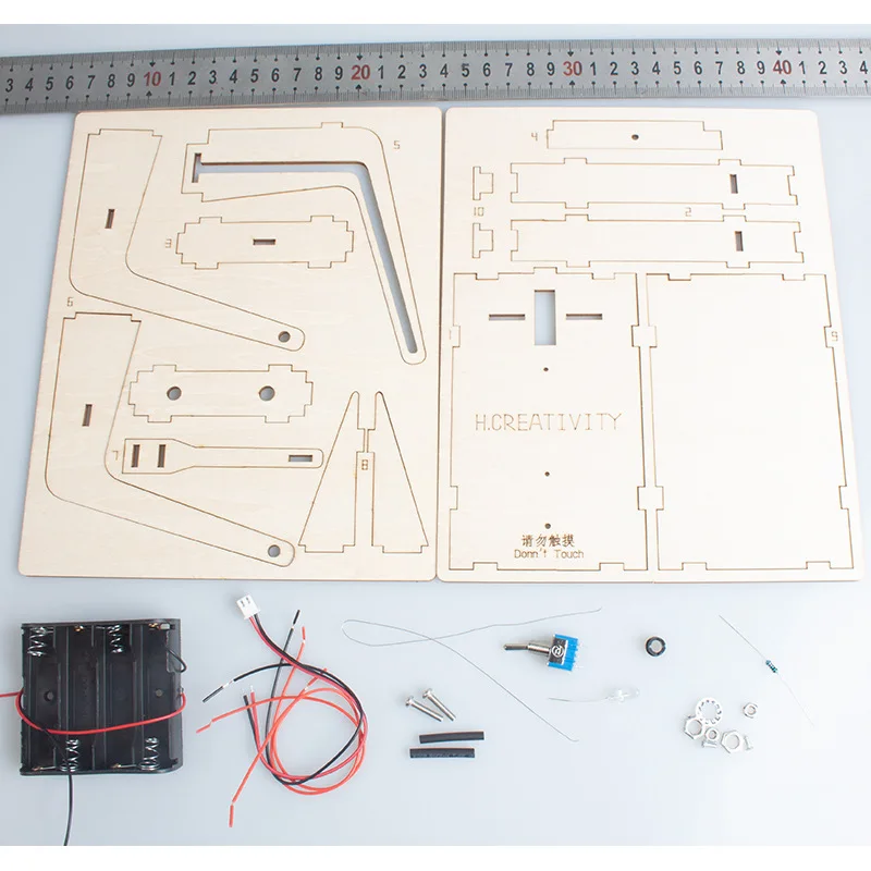Cutting Machine Assembly Model Children's Scientific Experimental Equipment Set Diy Temperature Melting Point Heating Principle