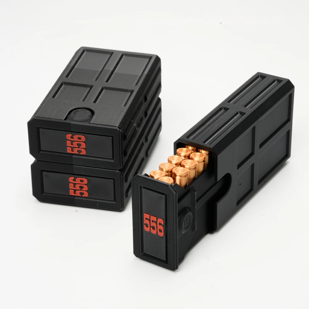 556 Ammo Storage Box; 20-Round Capacity Ammo Box; Smooth Pull-Out Portable Ammo Box; Ammo Storage and Organizer gallery 2