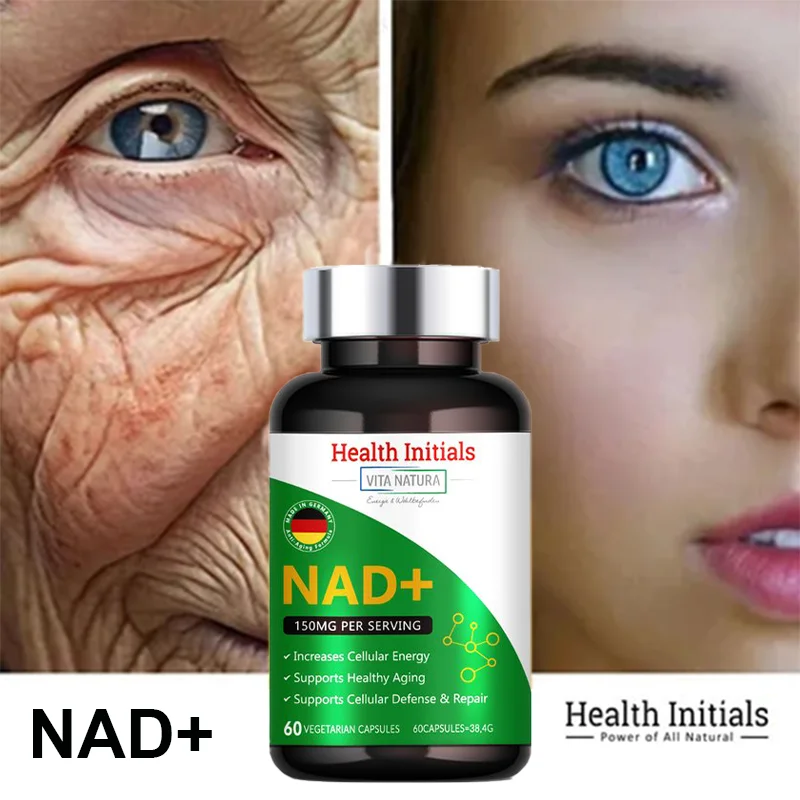 Anti-Ageing Capsule Natural Energy & Cellular Health Relaxing Skin Stabilising Repairing Relieves Dry Skin 60 Capsules