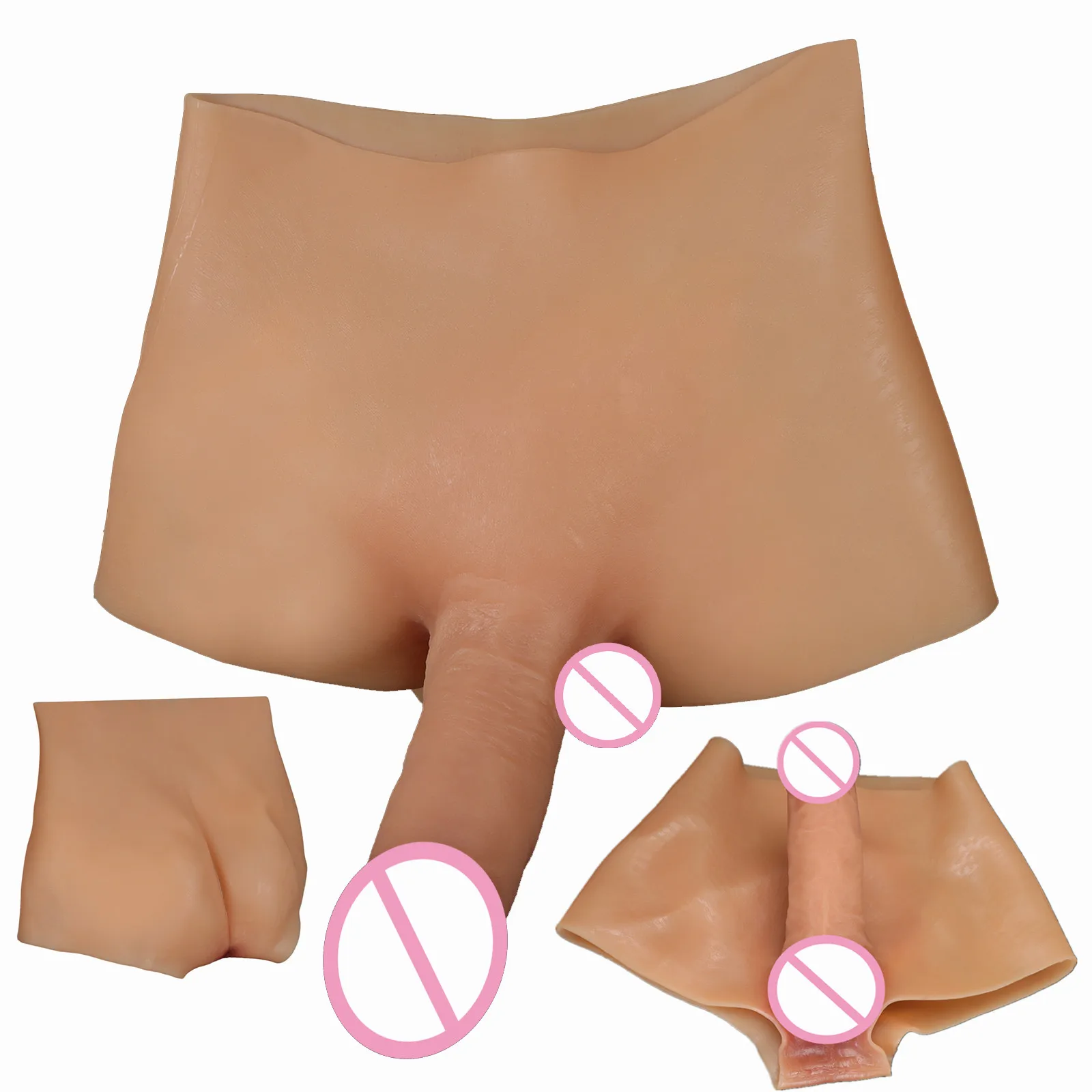 Soft Silicone Strap-on Dildo for Women Penis Pants Masturbators Penis Realistic Dildos Para Mujer Lesbian Sex Toys for Adults 18