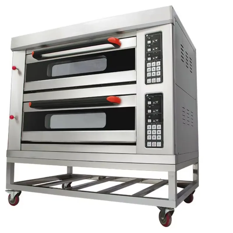 

Commercial Intelligent Full-Automatic Bread Bakery Oven Single Deck Double Trays Oven For Pizza Shops And Industrial Bakeries