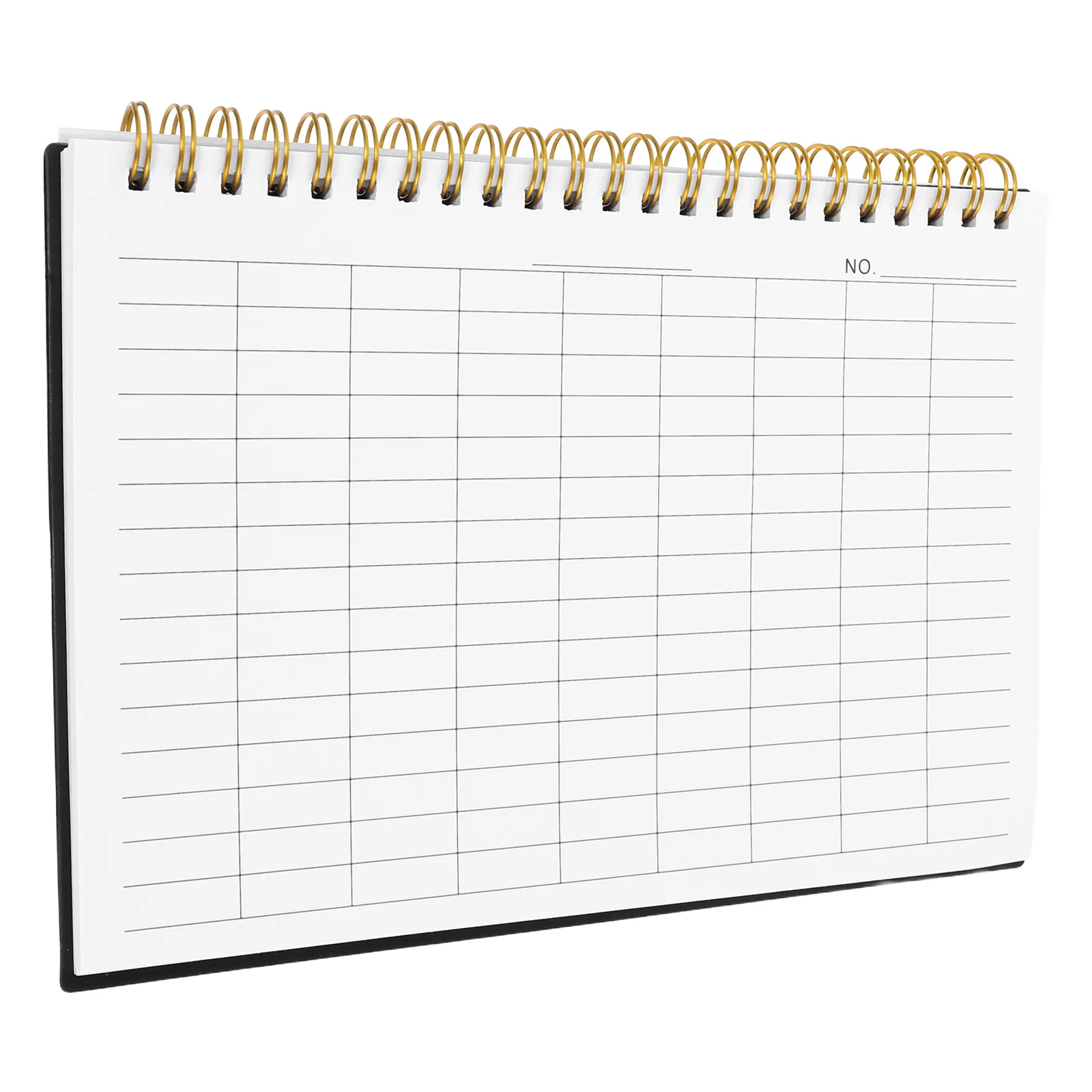 Horizontal Grid Record Book Blank Lined Notebook for Inventory Management Stock Tracking Accounting Ledger Office School