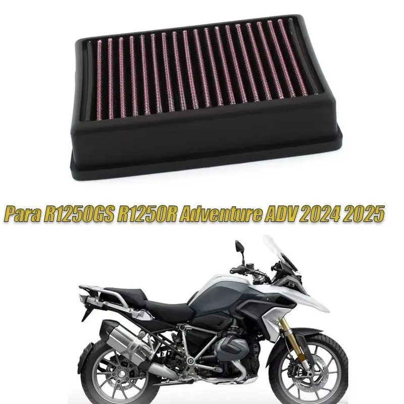 Motorcycle Air Filter Cleaner, For R1250GS R1250R R1250GS Adventure ADV 1254 R1250 RS RT R 1170 Eng Water Cooled 2025 2024
