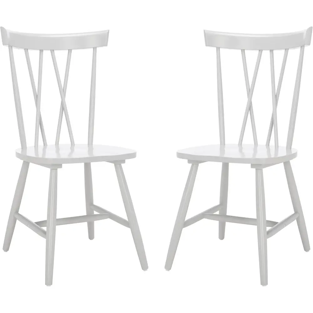 

Grey X-Back Windsor Dining Chair Set of 2