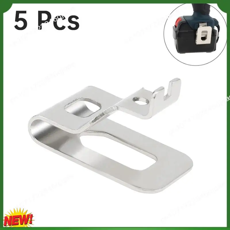 

A48I 5Pcs Resistance Electric Drill Belt Clip Replacement Hooks Tool Holder Impact Drills Tool Belt Holder Clip