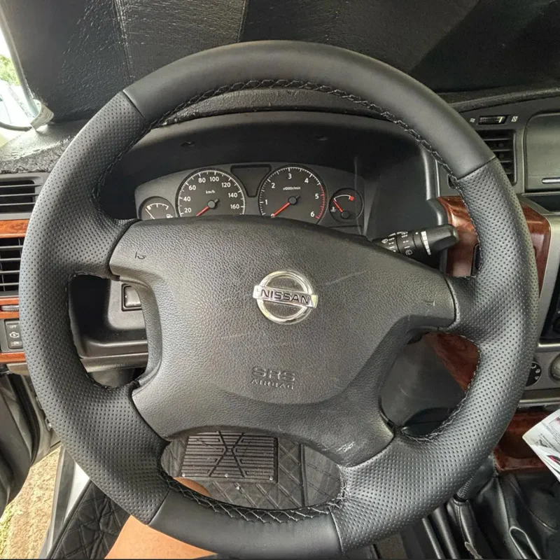 Оригинальный дырокол, износостойкий фотоэлемент для Nissan патруль Y61, черные автомобильные аксессуары из натуральной кожи — фото товара