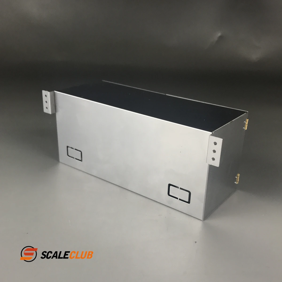 SCALECLUB 1/14 ciągnik ciężarowy tonowy z zamkniętą kubkiem, skrzynia narzędziowa, symulacja metalowych części dekoracyjnych GJX-TY-141