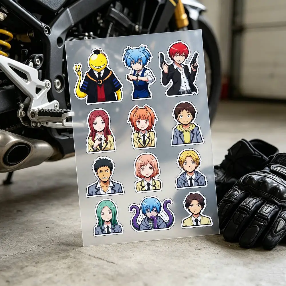Assassination Classroom Stickers Auto Body Bumper Windows Motorcycle Laptop Walls Vinyl Decal Car Tuning Accessories