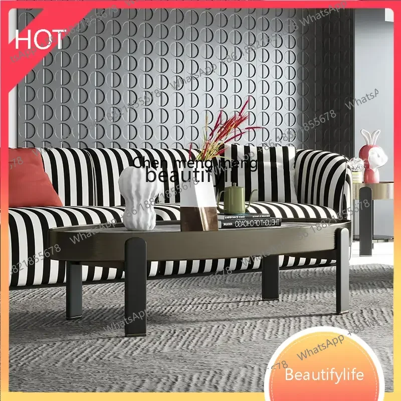 new Retro Corner Table Living Room Home Side Table Sofa Side Cabinet Italian Simple Metal Designer Furniture ss 8617