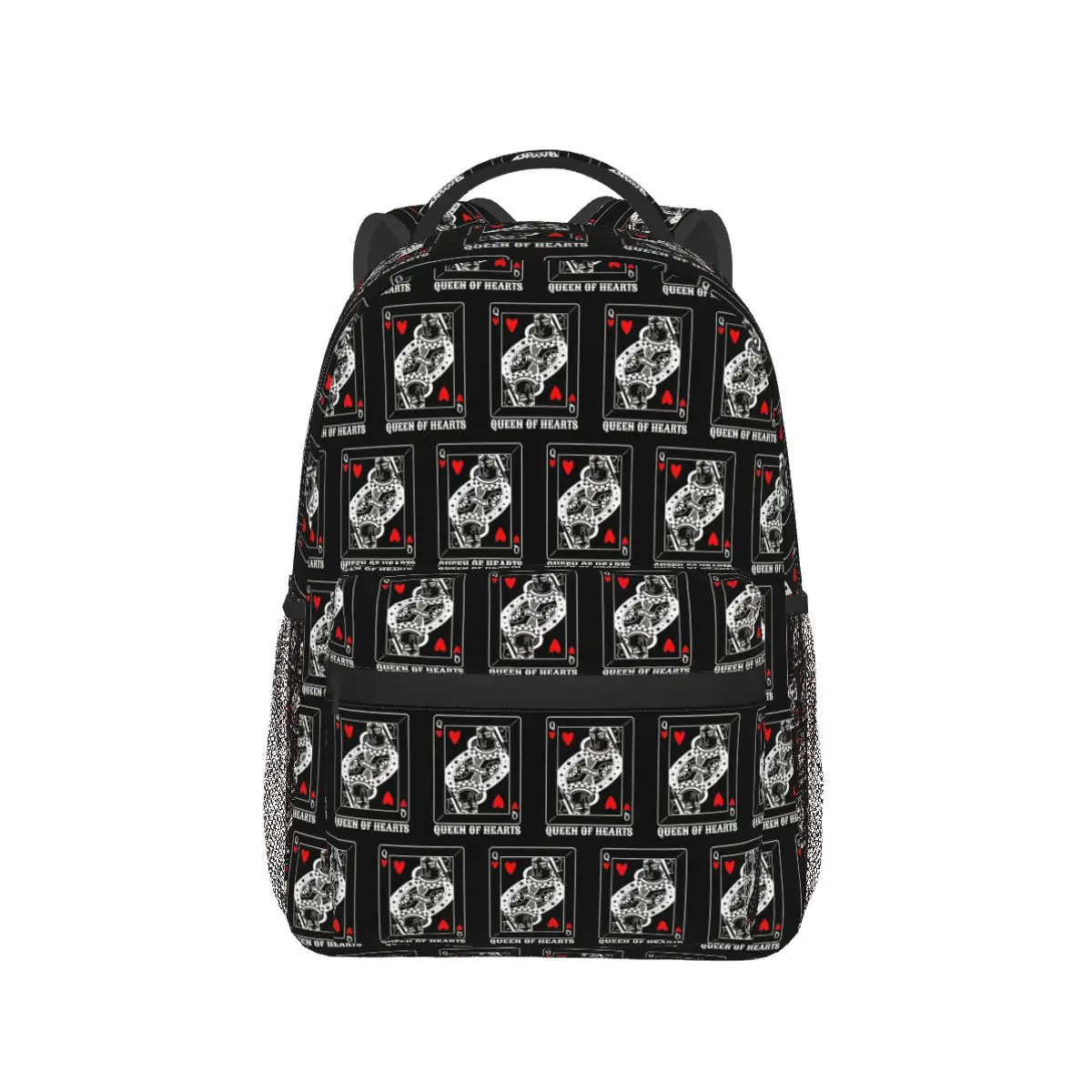 

Королева сердец, дизайн Хэллоуина, идея для любителей карт, забавный рюкзак для ленивого Хэллоуина, Лидер продаж, рюкзак большой емкости, детская сумка для книг