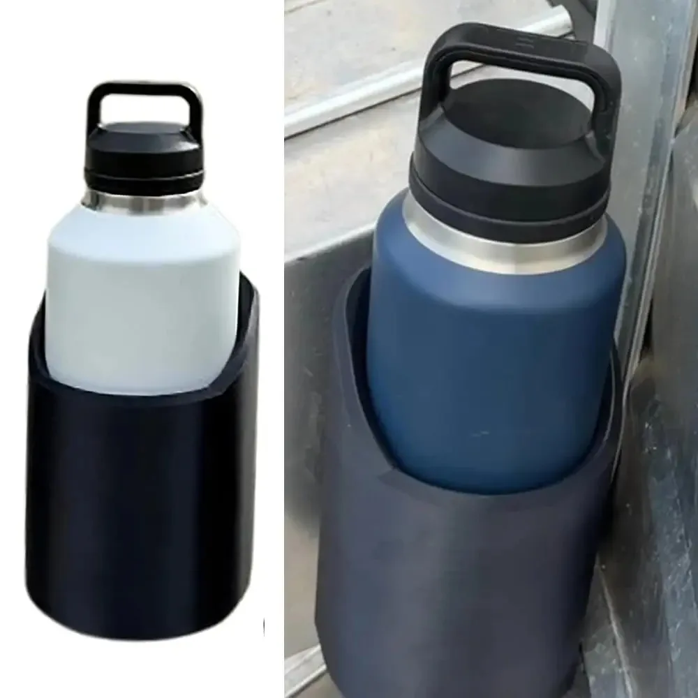 

Портативный магнитный держатель для чашки с 3D-печатью, сверхмощный черный магнитный держатель для бутылок с водой, стеллаж для хранения бутылок с водой на 50 унций