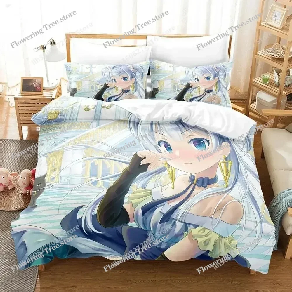 

2025 Madoka Magica Bedding Set Single Twin Full Queen King Size Bed Set Adult Kid Bedroom Duvet cover Sets Anime Bed Sheet Set