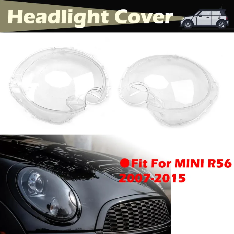 Scheinwerfer Sauber Objektiv Abdeckung Lampenschirm Shell Fit Für MINI R56 2007-2015 Cooper S Auto Zubehör Ersatz 1305630537 1305630538 – Detail 4