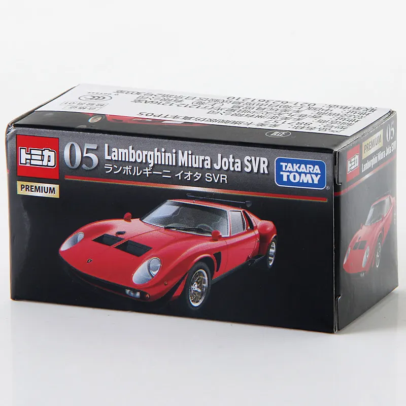 TAKARA TOMY Lamborghini Diecast Toy Cars 1/64 Scale Huracan Centenario Veneno Miura Special Set 2018 Collectible