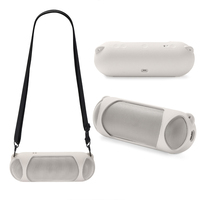 Silicone Case Cover for Beats Pill Wireless Bluetooth Speaker, Travel Protective Carrying Case with Shoulder Strap