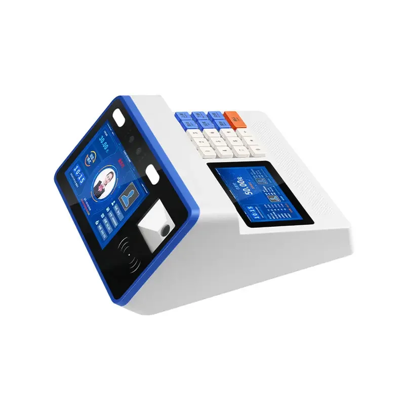 Canteen facial recognition consumer machine, selling rice scan code brush face payment consumer machine