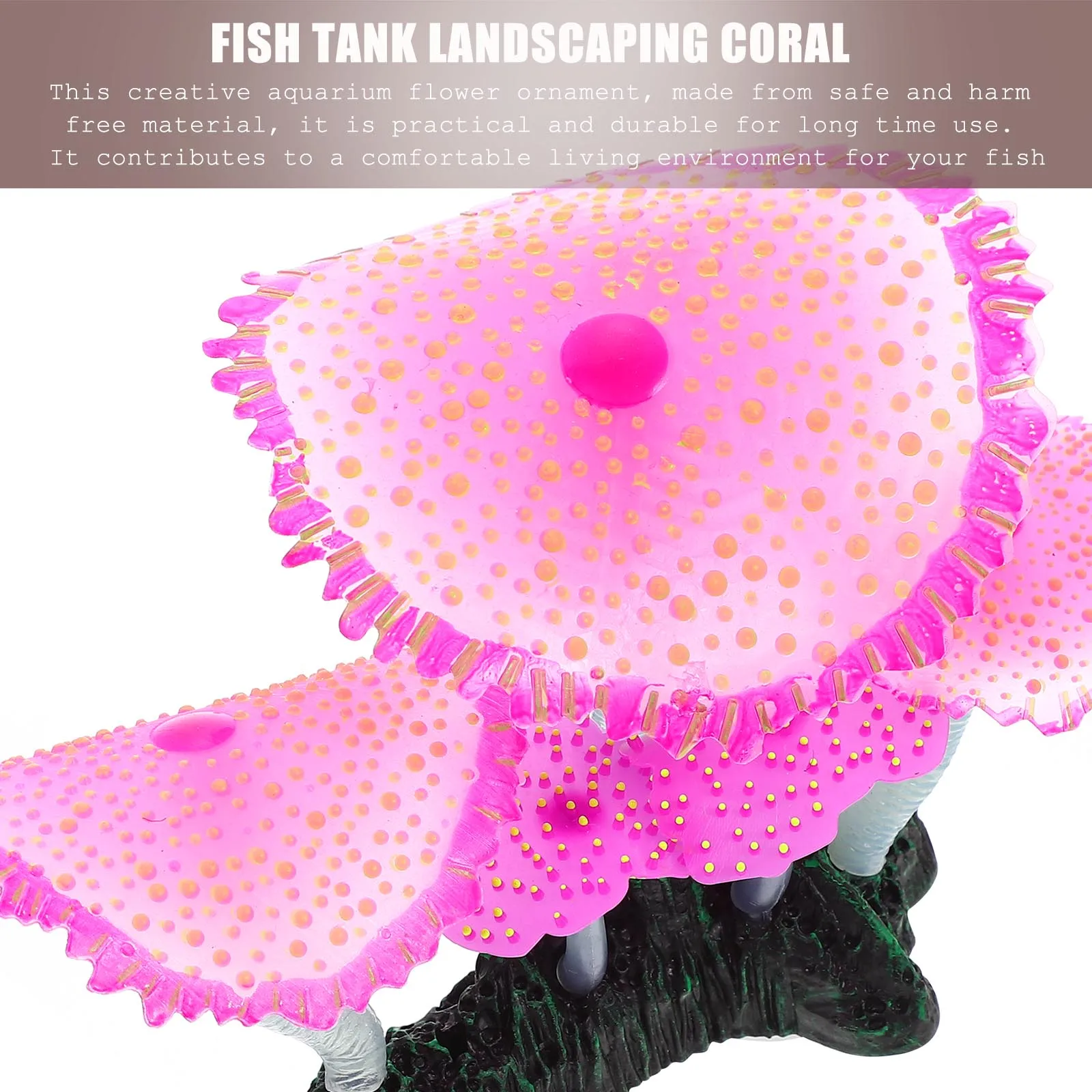

Decor Fake Aquarium Decorations Decoration Silicone Aquatic Plant Coral Adornment Fish Tank Supplies Aquarium Landscape