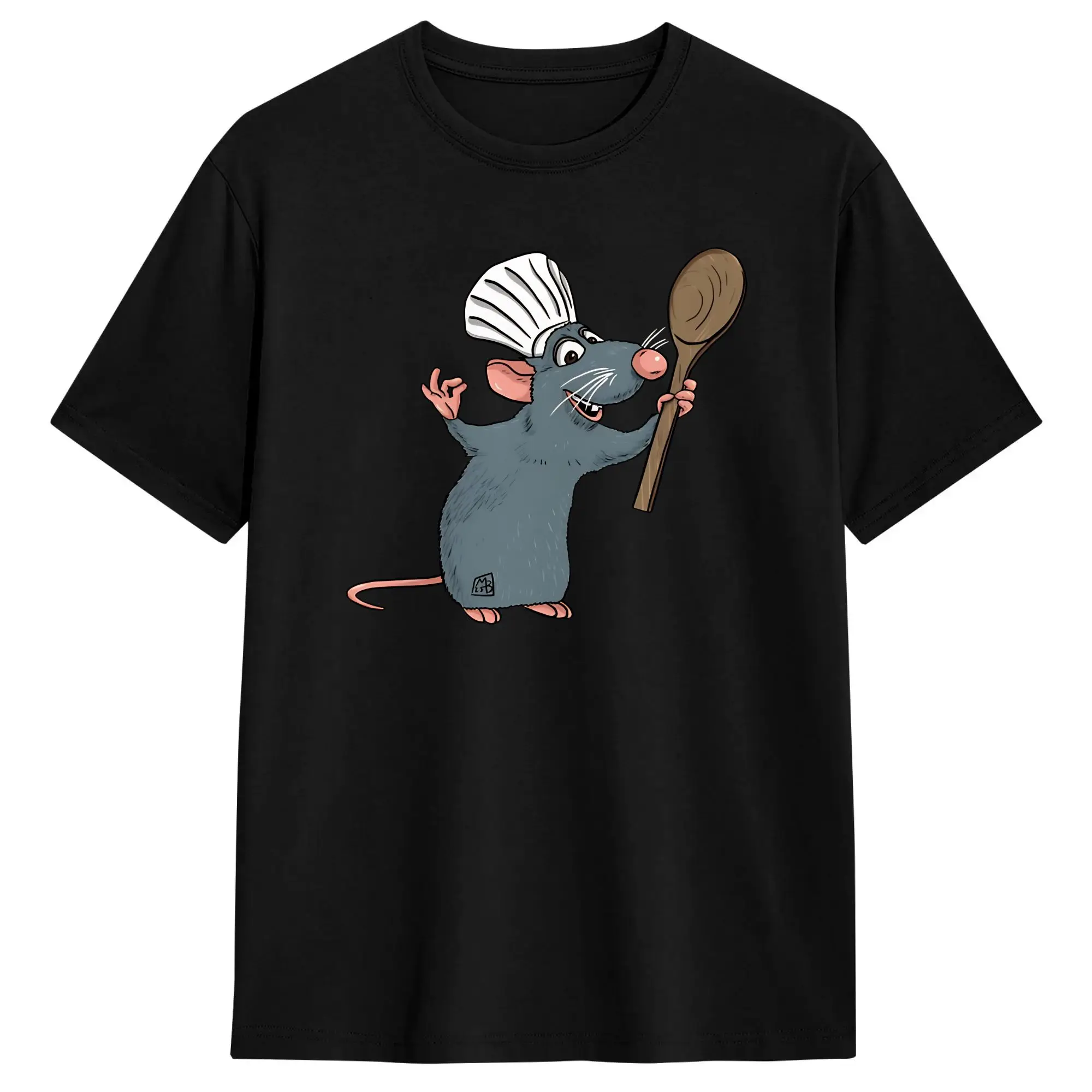 Ratatouille Just a Pinch T Shirt Men 100% Cotton Unique T-Shirts Round Collar  Tees Short Sleeve Clothing Printing