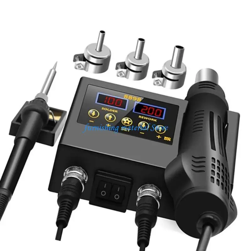 

Y5GD Multifunction Soldering Station Digital Display Soldering Iron Hot Air Guns