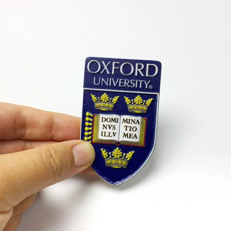 

UK Oxford University Shield Refrigerator Magnet - 3D Resin fridge magnet, Oxford University Souvenir, home decor items