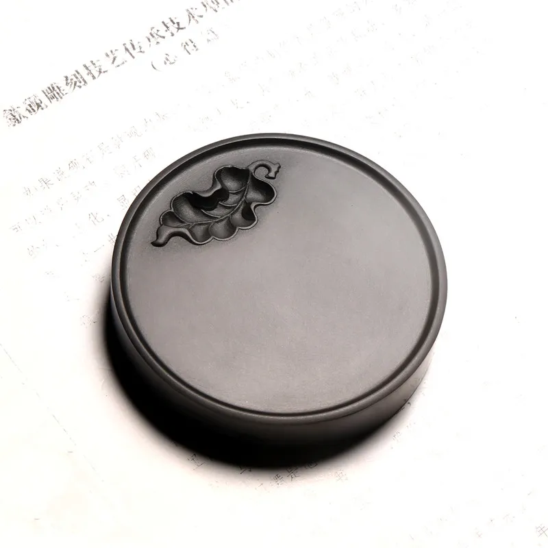 Multifunctional Natural Stone Ink Slab Chinese Calligraphy Scripture Copy Inkstone Grinding Ink Well Painting Writing Supplies