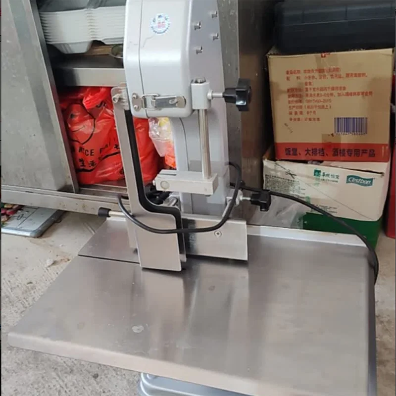 Commercial Frozen Meat Bone Cutter New Condition 220V Cutting Machine for Restaurant Hotel Industries Food Processing