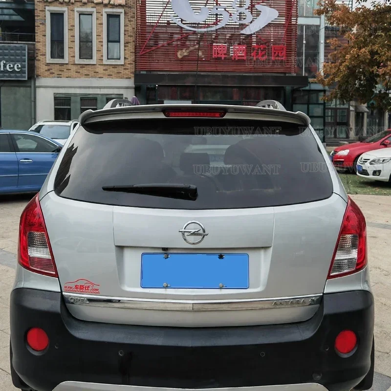 For Antara Spoiler 2006-2013 Opel Antara Spoiler ABS Plastic Material Car Rear Wing Color Rear Spoiler