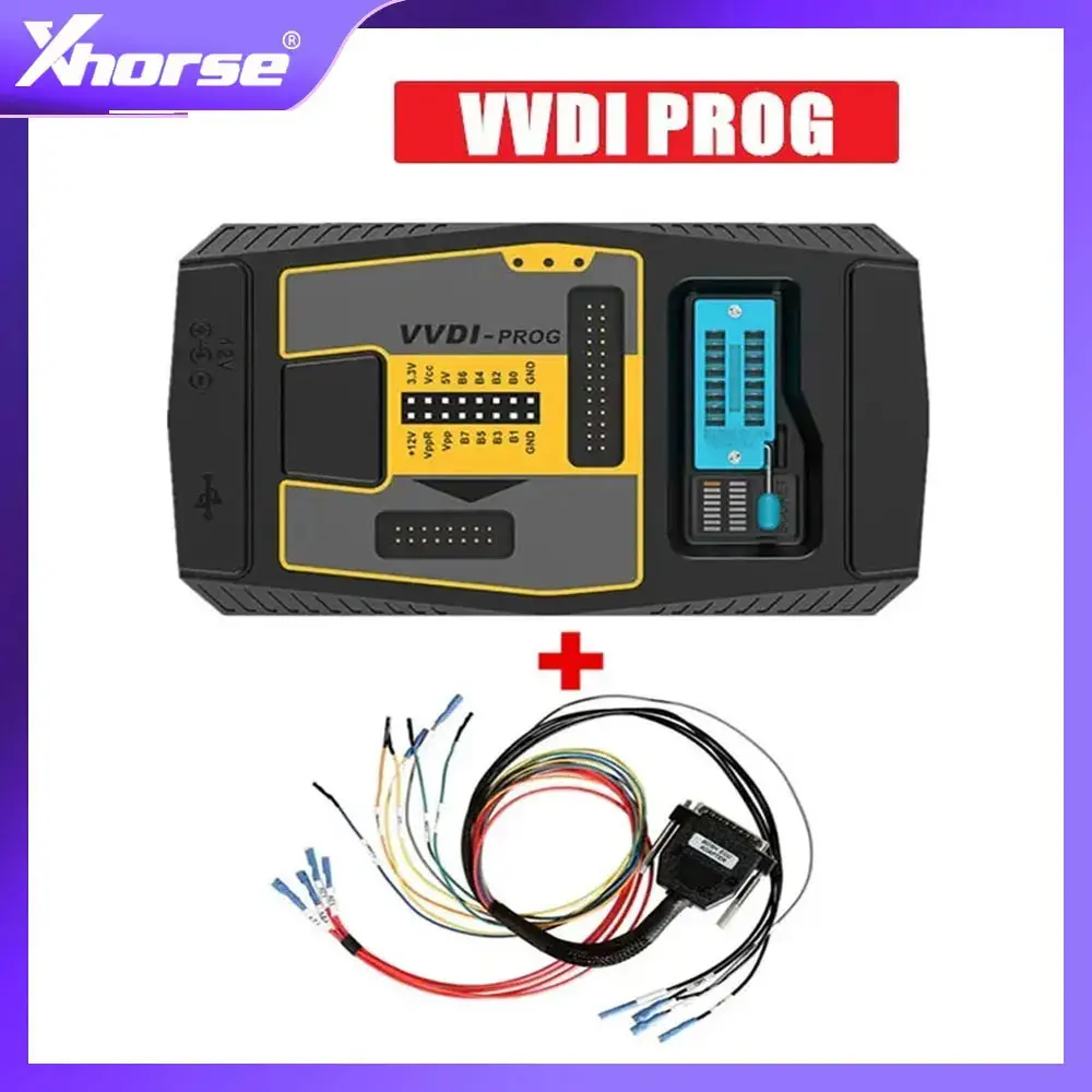 

V5.2.5 Original Xhorse VVDI PROG Programmer VVDI Programmer Key Tool with Bos-ch Adapter Read for BMW ECU N20 N55 B38 ISN