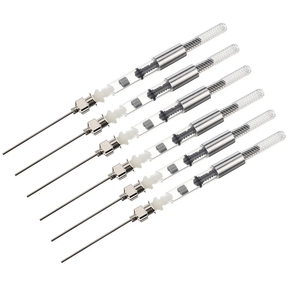 6Pcs Fountain Pen Ink Converter Absorber Lightweight Ink Filling Tool for Fountain Pens School Stationery Supplies