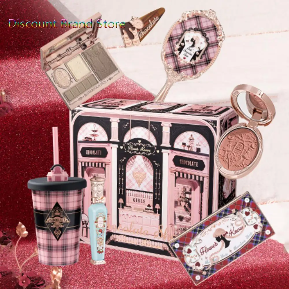 Flower Know Chocolate Wonderland Wardrobe Full Set Makeup Gift Box Allin Set No gift box