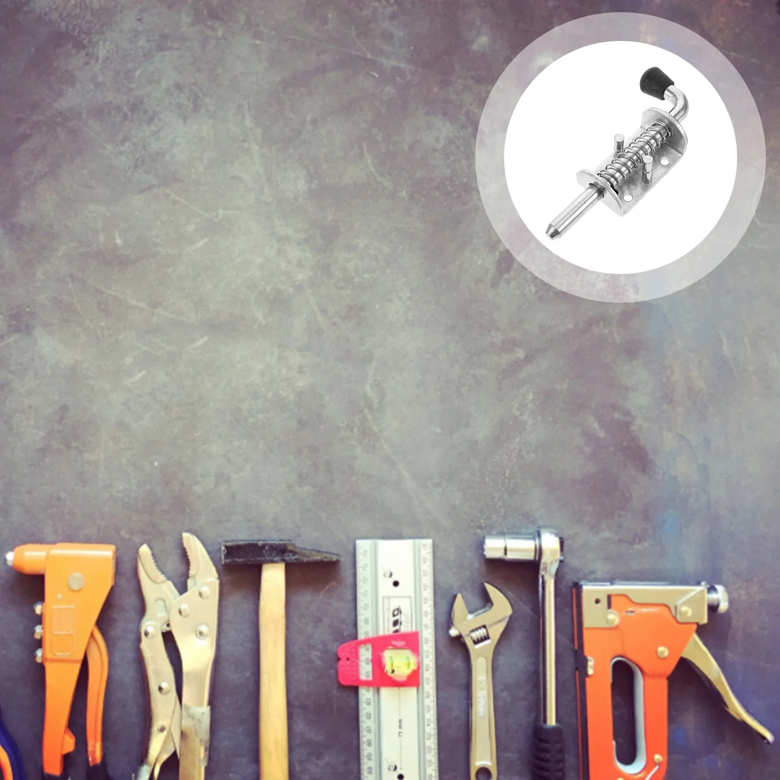 Chiusura a Molla Rinforzata in Ferro Zincato per Armadi, Cancelli, Rimorchi, Garage e Magazzini