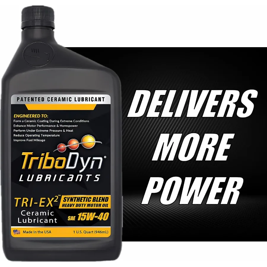 TRIEX2 15W40 زيت محرك صناعي عالي التحمل مع طلاء سيراميك حاصل على براءة اختراع لإصلاح ارتداء لحماية المحرك المحسنة في C #6