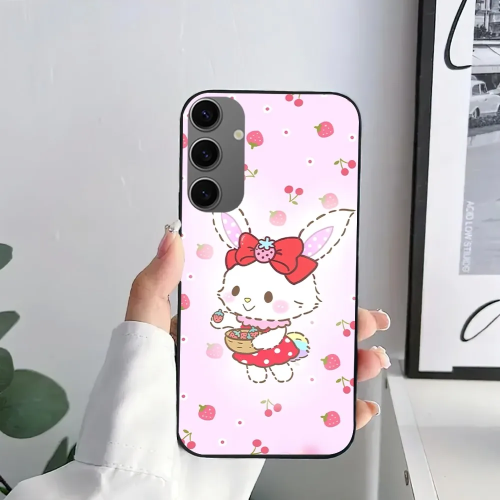 MINISO Cute W-WISH M-ME M-MELL Phone Case For Samsung Galaxy A91 A80 A72 A50 A30 A22 A20 A21 Shell