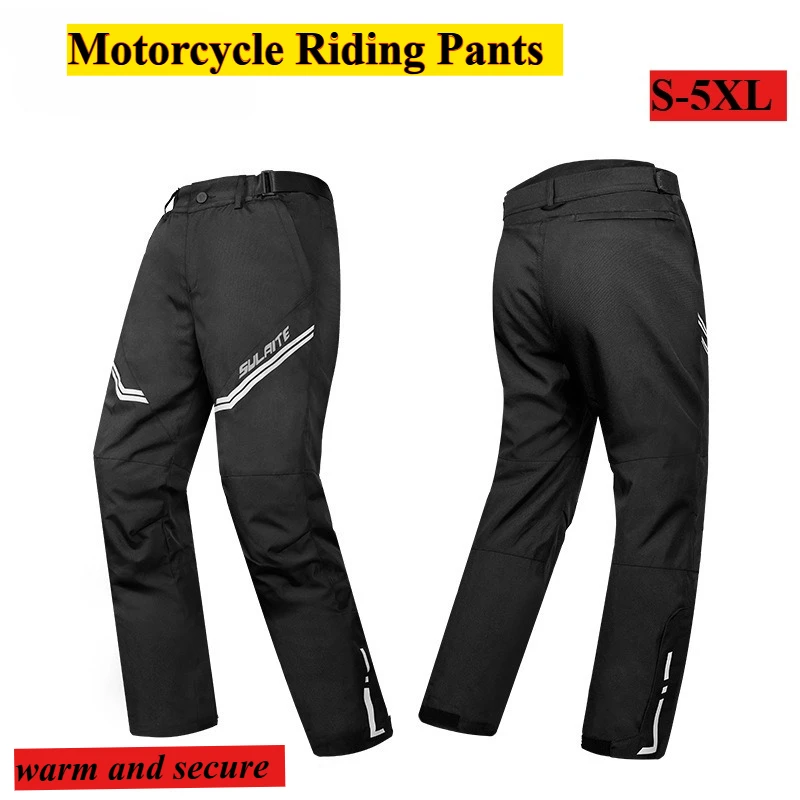 Motorcycle Riding Pants Men's Winter Cycling Clothes Breathable Thickened Warm Anti-fall Road Racing Suit Equipment