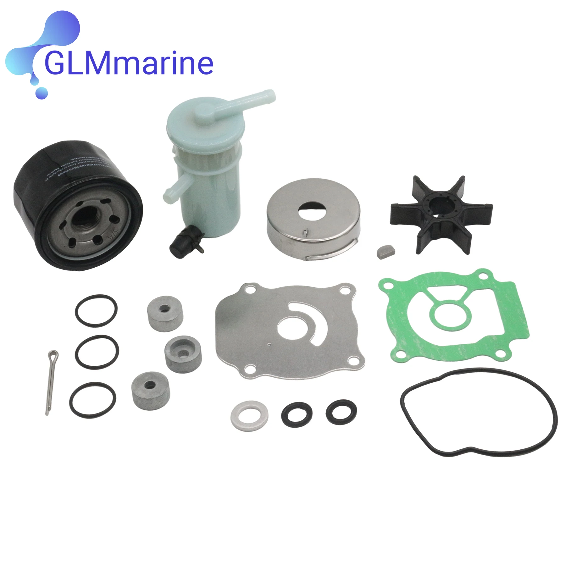 

Outboard Service Kit For Suzuki 4-Str DF 40 50 60 HP Outboard Motors 17400-88812 17400-88810