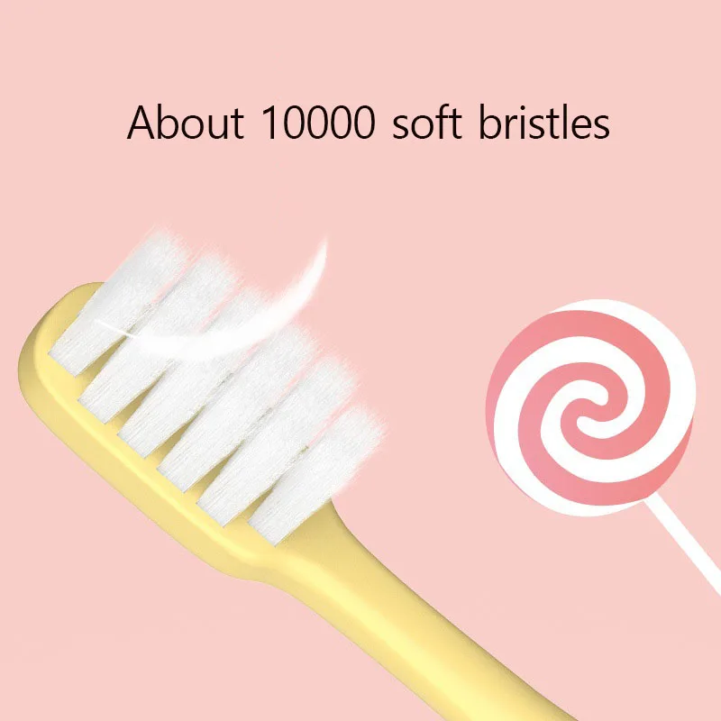 

6PCS Cartoon Children's Lollipop Bucket Toothbrush Cute Soft Bristled Toothbrush Caring for Children's Dental Health Oral Care