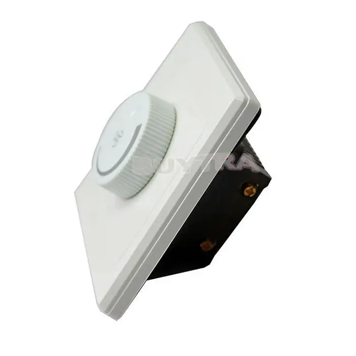 AC 220V Dimmer Light Switch Adjustment Lighting Control Ceiling Fan Speed Wall Button