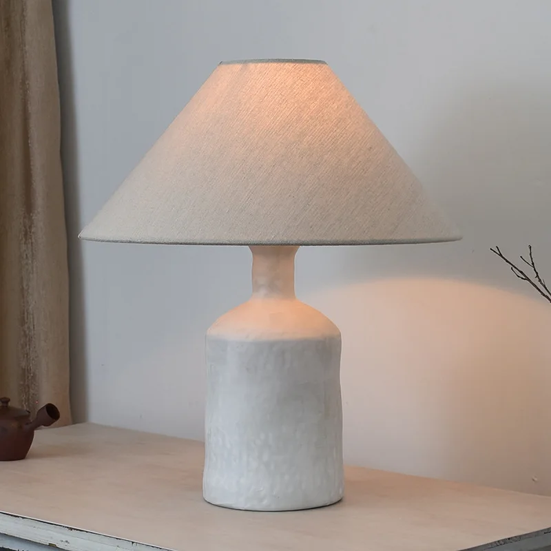 

Wabi Sansi terra cotta pot living room desk lamp bedroom bedside model room hotel homestay designer ornament Japanese retro