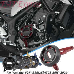 Motorcycle Engine Plug Stator Guard Cover Slider for Yamaha MT03 MT-03 MT 03 2015-2022 2016 YZF R3 YZF-R 25 Engine Side Cover