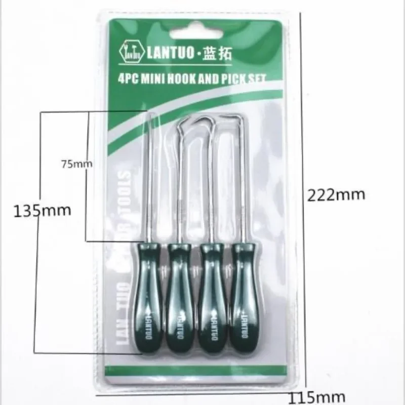 

4Pcs Oil Seal Screwdrivers Set Car Auto Vehicle Pick Hooks for Garages General-Plumbers Mechanics Workshop Car Tools