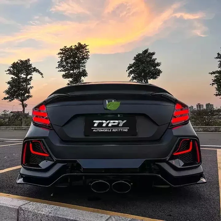 Car High Brightness High Quality  Led Tail Lights For Honda Sedan  Type R Mugen 2016 2017 2018 2019 2020 2021