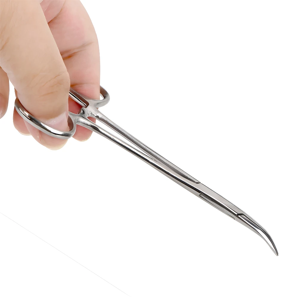 1pc Fishing Locking Pliers Hand Tool Epilation Tools Curved/Straight Pet Hair Clamp 12.5cm 16cm 18cm Hemostatic Forceps