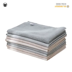 5pcs Microfiber DishCloth Double Sided Absorbent Towel for Kitchen Multifunction Bathroom Towels Kitchen and Household Goods