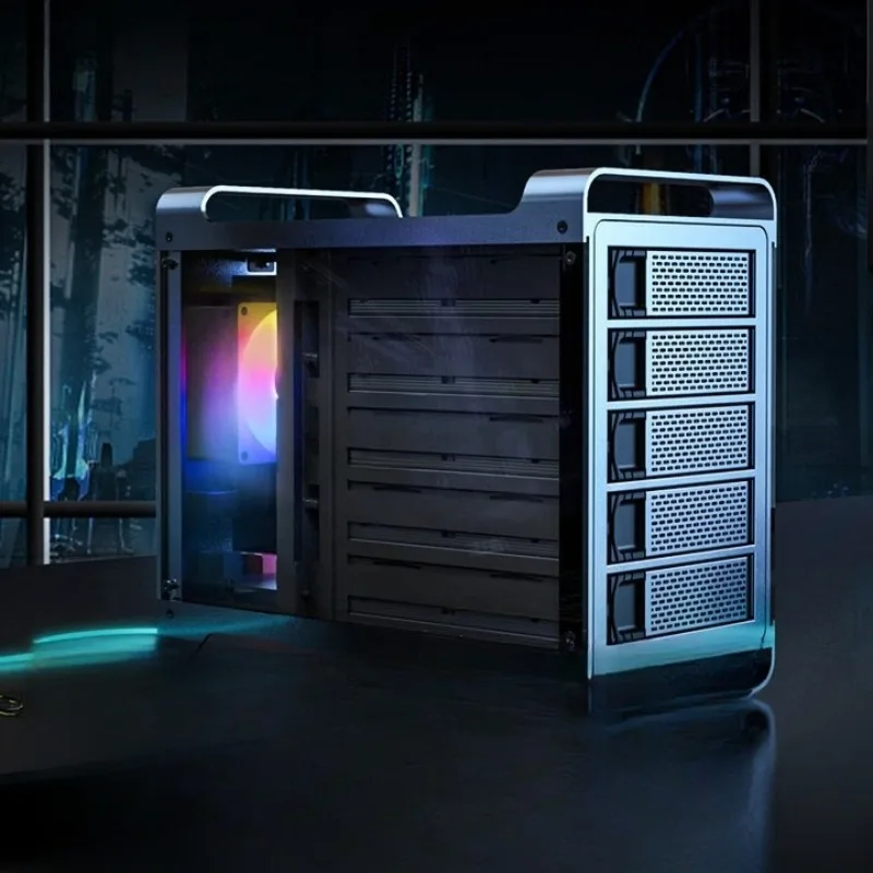 

Storage Array Hard Disk Cabinet, Multi-Disk Hard Disk Array Cabinet Desktop Hard Disk Case, Universal 2.5/3 SATA