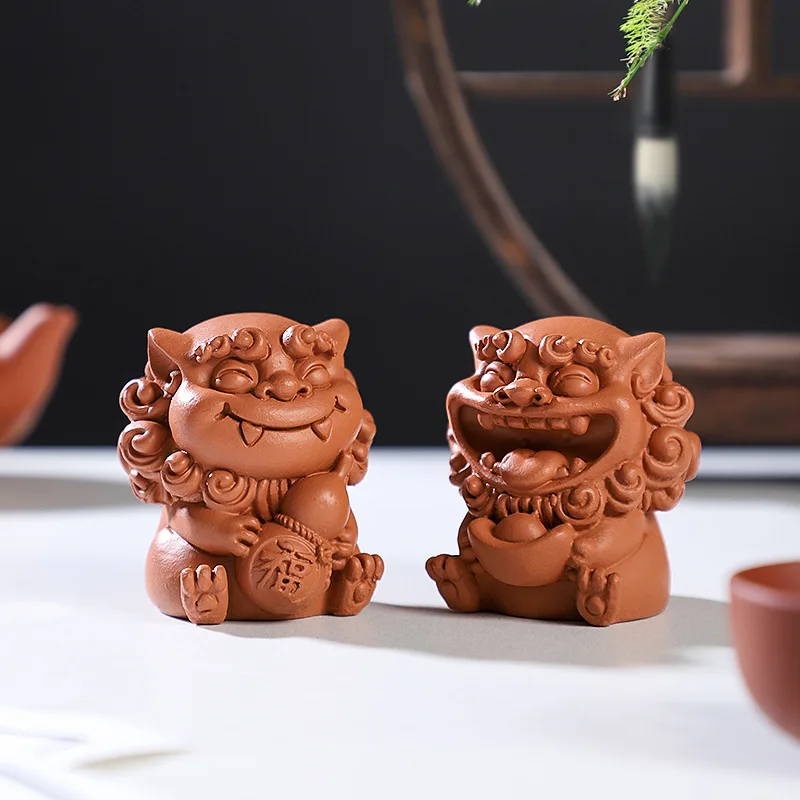 

Xingshi Style Imitation Red Brick Colored Ornament Chinese Home Decoration Resin Small Ornament