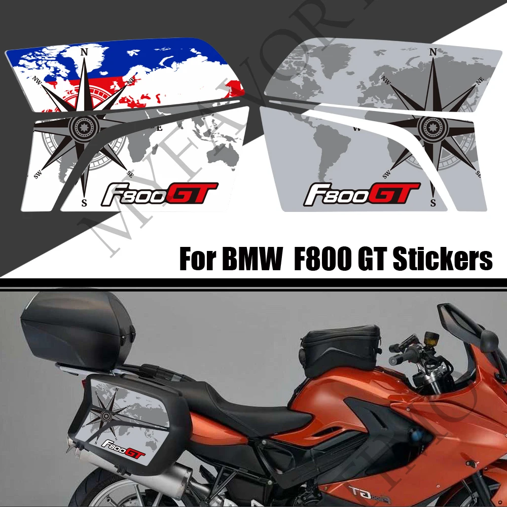 Motorcycle For BMW F800GT F 800 F800 GT Stickers Decals Protector Tank Pad Grips Trunk Luggage Panniers Side Cases