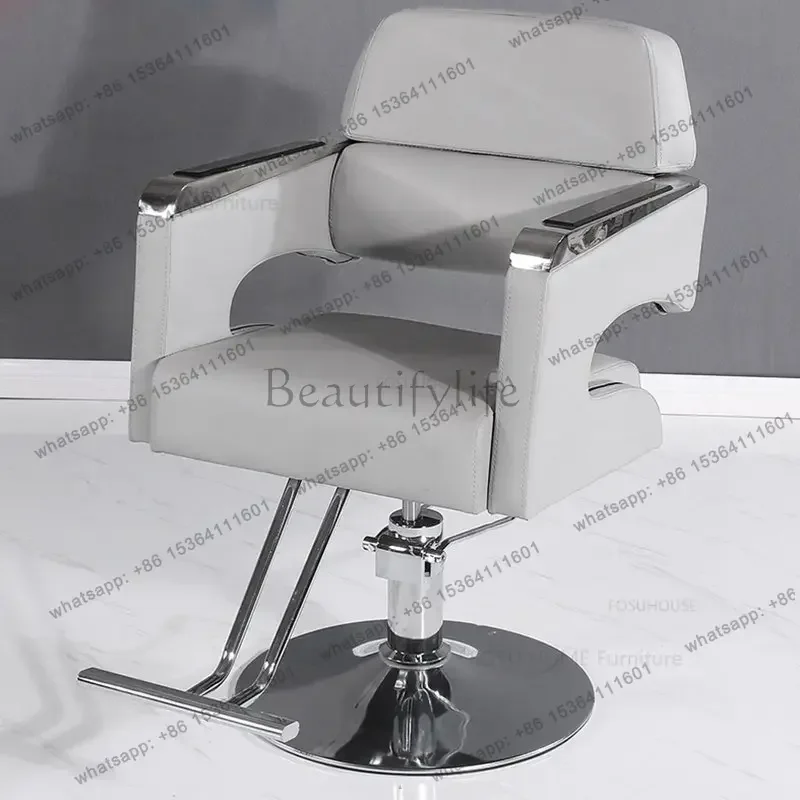 

Hair Salon Professional Barber Chair Light Luxury Fashion Barber Chairs Home Beauty Salon Lift Chairs Modern Salon Furniture Y