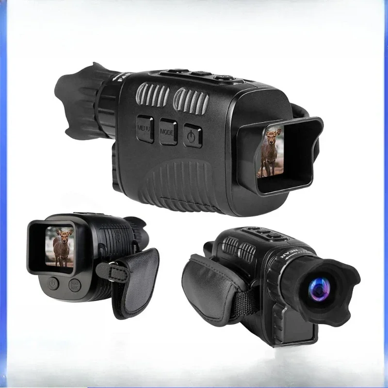 

All-black outdoor visual infrared night vision device digital day and night single cylinder 10 times outdoor telescope