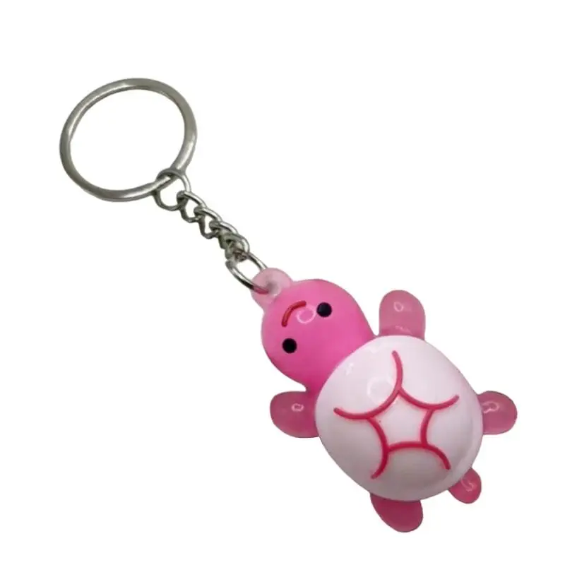 Travel Turtle Keychain Sea Turtle Keyring Decor Portable Sea Turtle Pendants Good Luck Key Chain for Schoolbag Purse Backpack